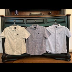 RVCA Boys Dress Shirts (3 for $30)